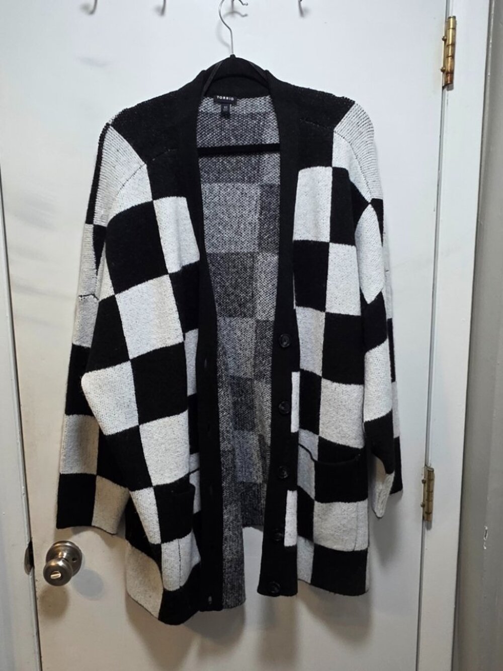 NWOT Torrid Size 1/2 Checkered Sweater